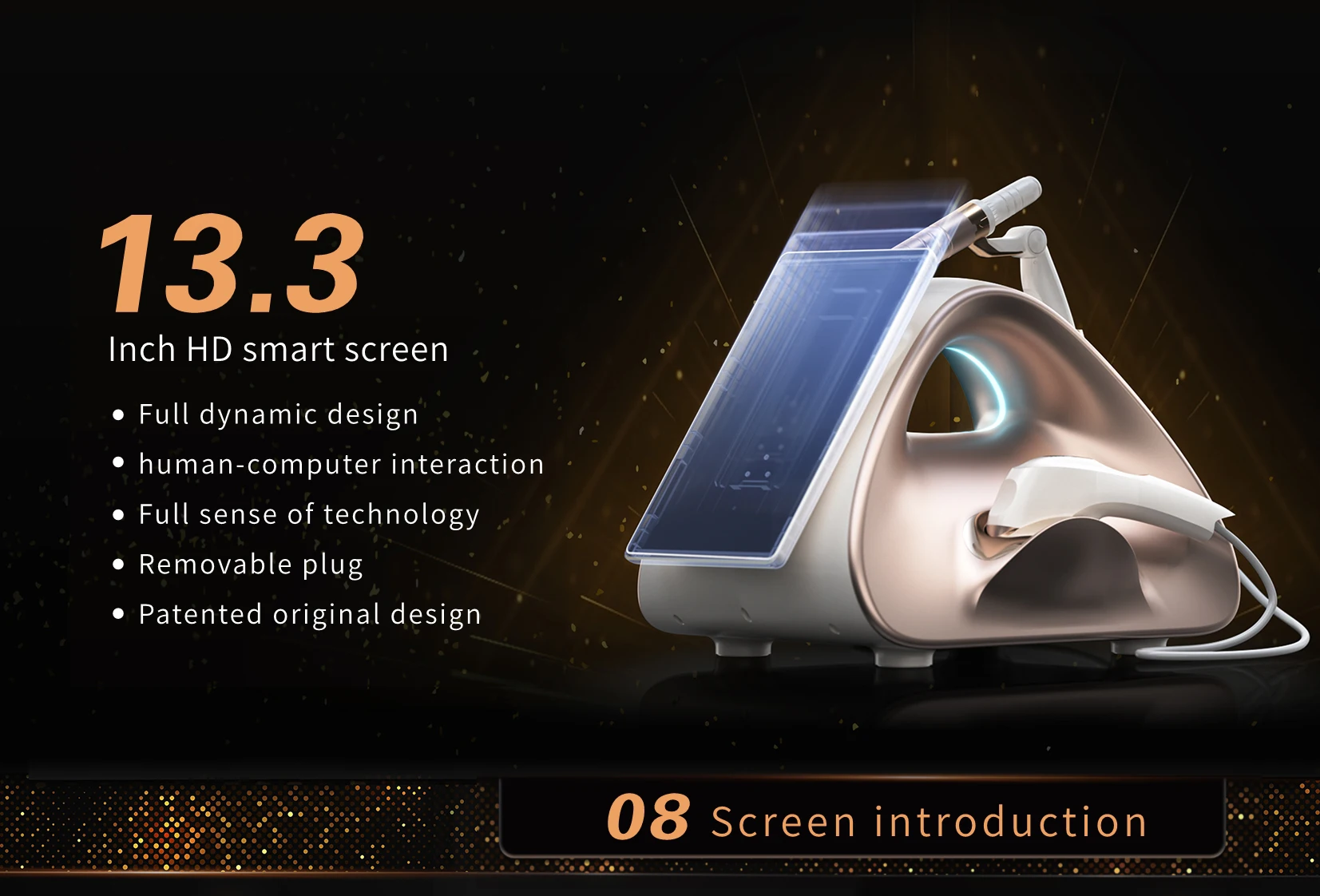 New TT MPTSTL Vmax 7D HIFU Equipment smas High intensity Focused Ultrasound system 360 handle 9d 12d hifu machine