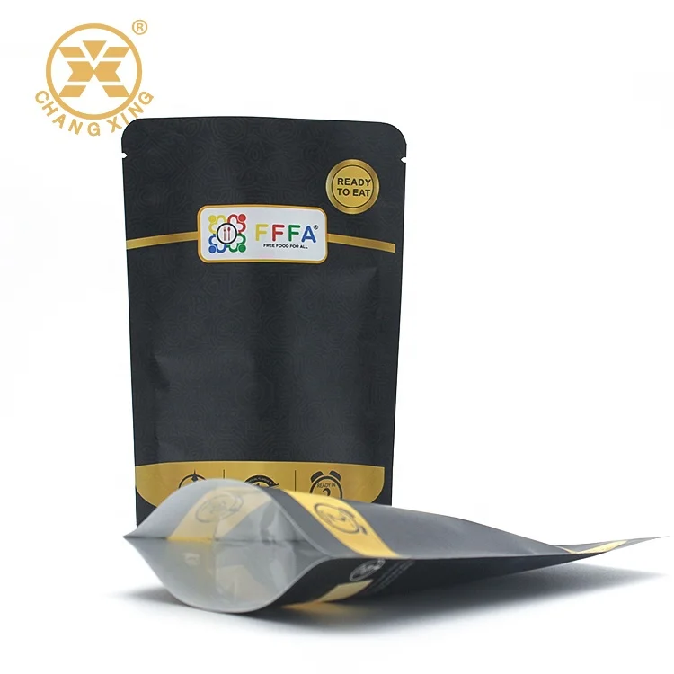 Aluminum Foil Retort Pouch Matte Printed  Food Grade Retort Bags  Meat Fish Soup Packaging Boiling Bags for Foods