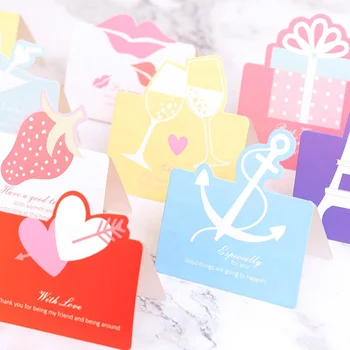 custom 9.8*6.9CM Colorful Greeting Cards custom printing for christmas Wedding Invitations Cards