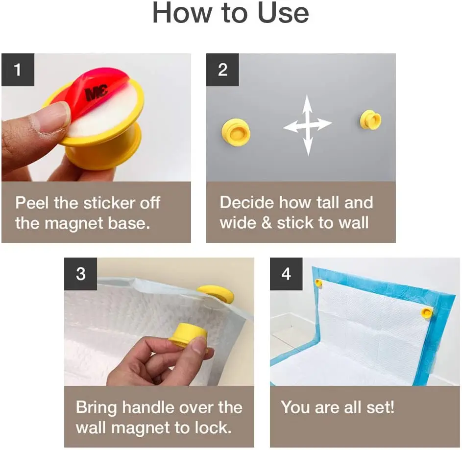 High Quality Best Wall Plastic Wee Wee Pad Holder Puppy