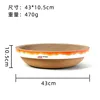 Cuenco grande en forma de cuenco, 43*10,5 cm