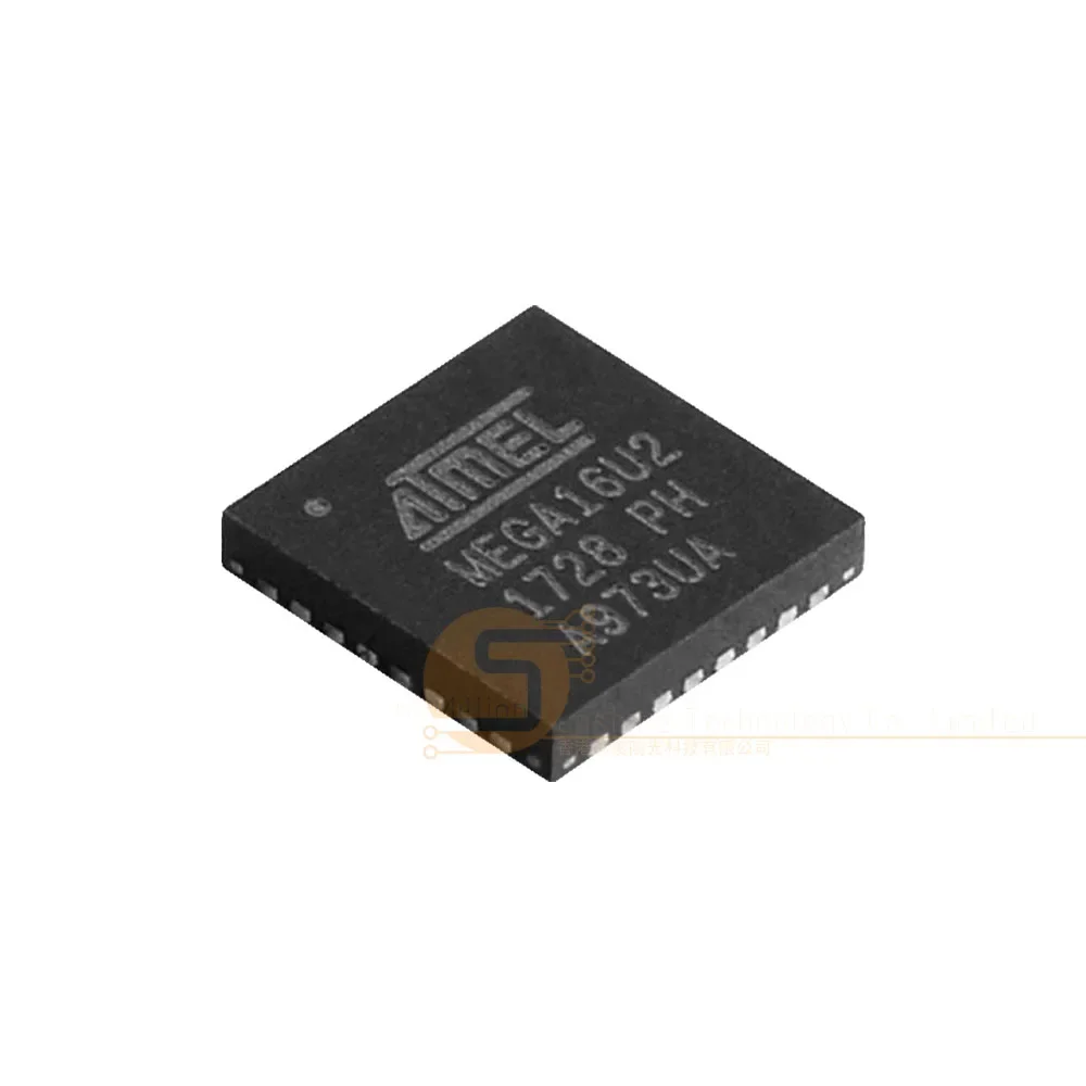 ATMEGA16U2-MU QFN32 8-bit USB MCU 16KB Flash for Embedded Systems