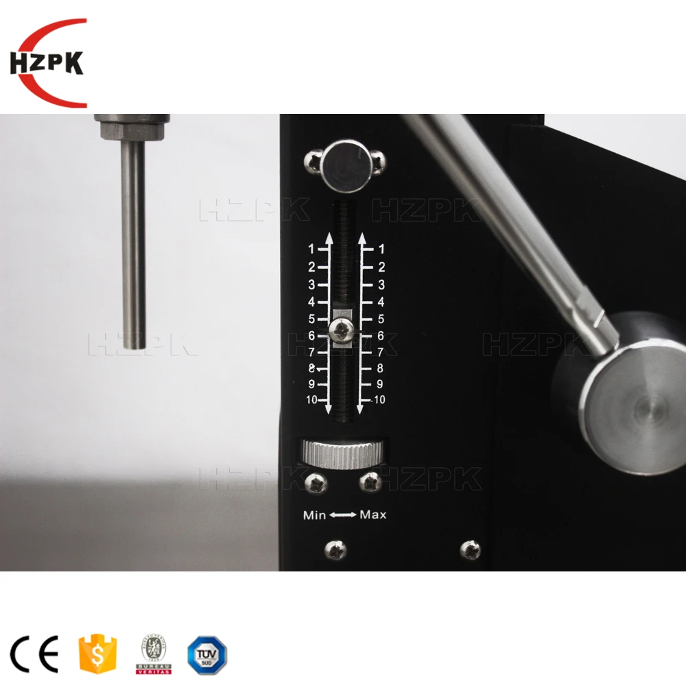Hzpk A03 Manual Small Volume Piston Essential Oil Cosmetics Lotion Cream Bottle Paste Liquid Filling Machine 50ml