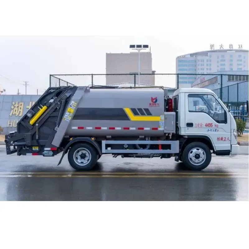Made in China, Foton Small 4X2 4.5m3 Compactor Garbage Truck Mini Garbage Collection Truck