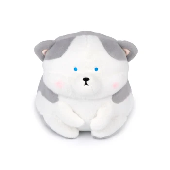 White plush toy Cute plush dolls that can be customized Slightly chubby puppy doll Birthday Gifts for Kids
