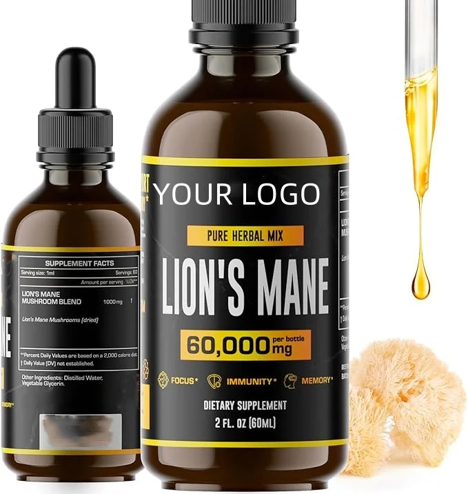 Oem Private Label Lions Mane Mushroom Supplement Lions Mane Mushroom 