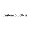 custom 6 letters