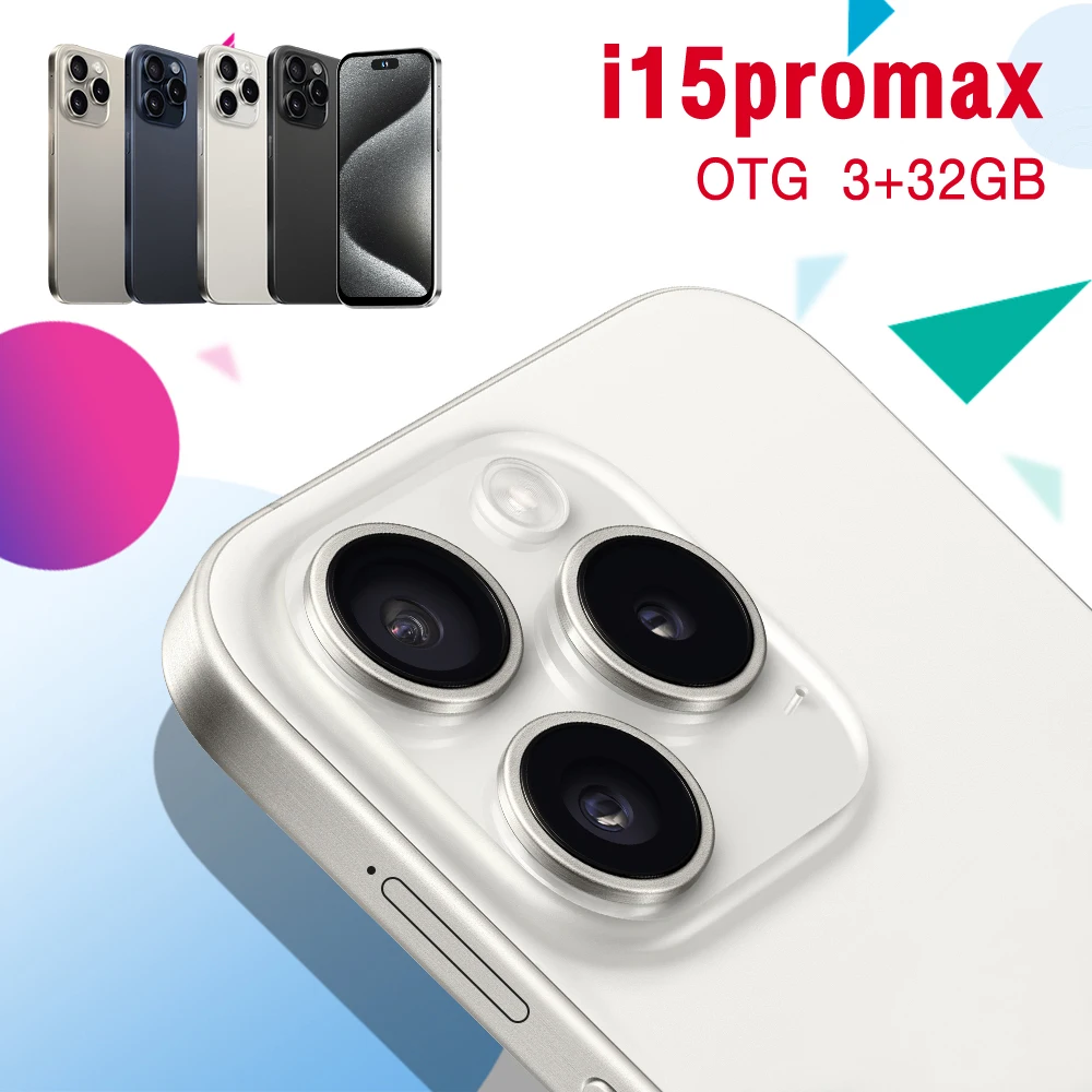 Slimoro Original i16 Pro Max Cell Phone Smart Phone Cheap Telefon Gaming Mobile Phone i15 16 14 13 Android Feature 5G Smartphone