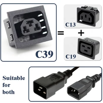 Pair P029E C029 EU Power Plug IEC Female Power Con... – Grandado Pair P029E C029 EU Power Plug IEC Female Power Con... – Grandado