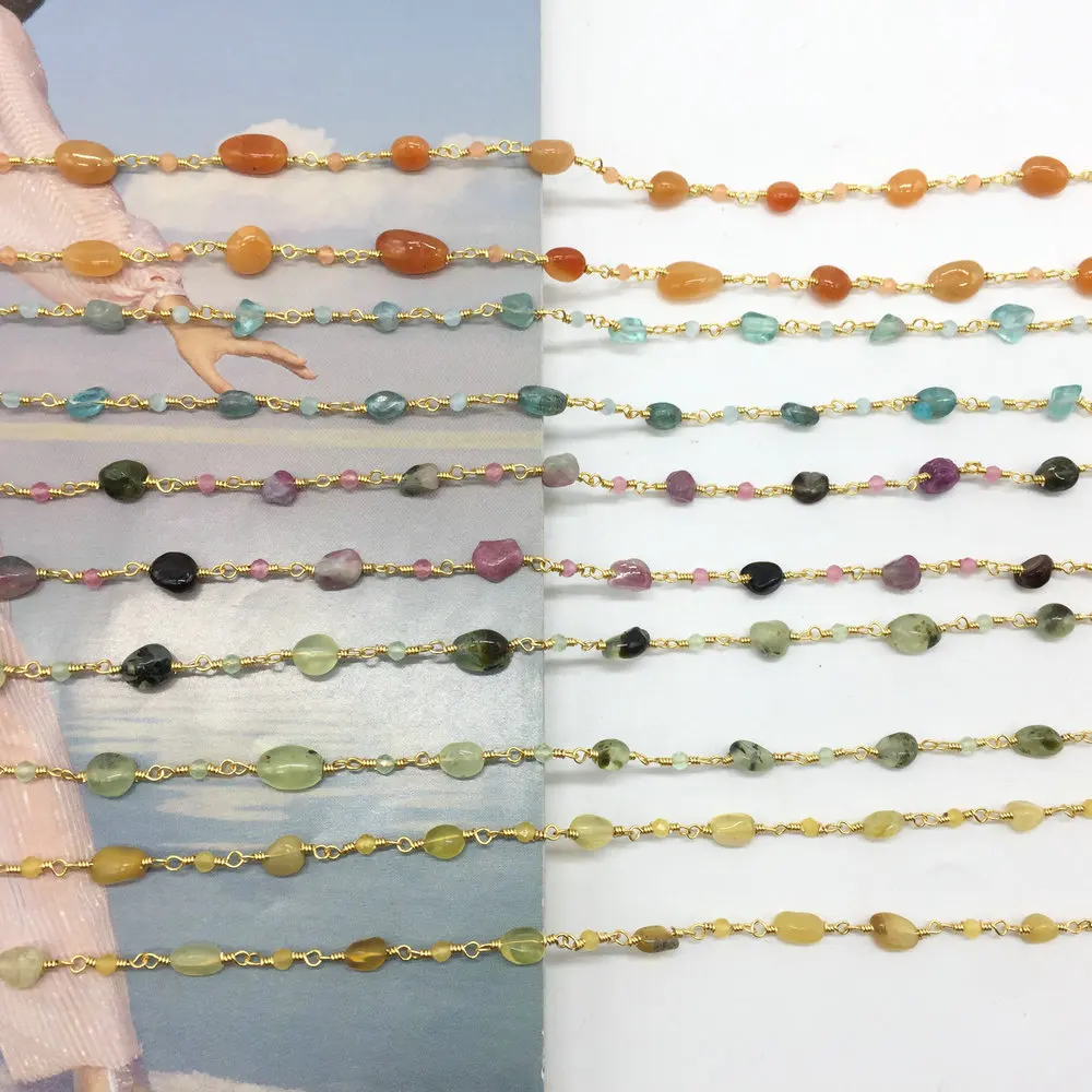 Diy Jewelry Natural Stone Chip Beads 