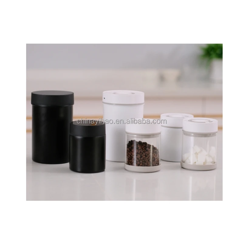 Vacuum Food Container Auto-Vacuum Canister Airtight Storage Jars