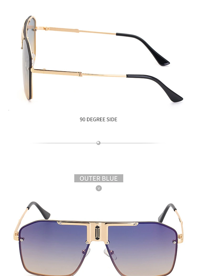 Luxury Designer Fashion Sunglasses For Men And Women Big Square Fashion  Eyewear With Vintage UV400 Protection And Box Case From Yang520fashion,  $15.67