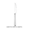 Cucchiaio [Acciaio Inox 420] Coltello da Tavola (Confezione in sacchetto OPP)