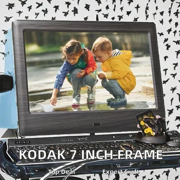 KODAK 18" Wood Frame Digital Photo Frame Electronic Picture Display detail image