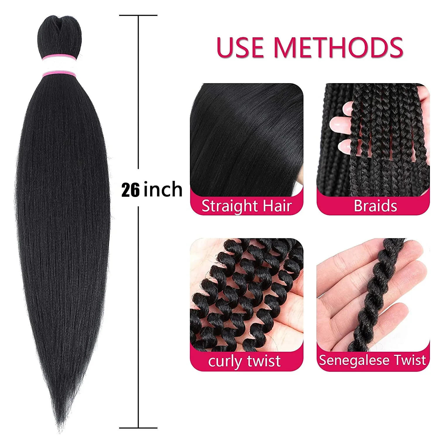 Free Sample Wholesale Xpression Braiding Hair Synthetic Expression Pre ...