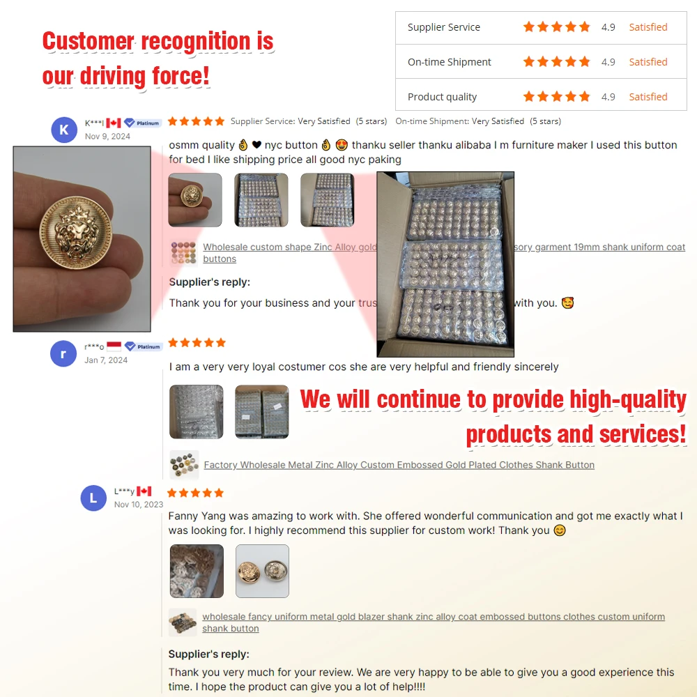 Custom Vintage Fleur De Lis Blazer Gold Uniform Coat Buttons Zinc Alloy Plating Technique Suit Sewing Shank Button for Sale