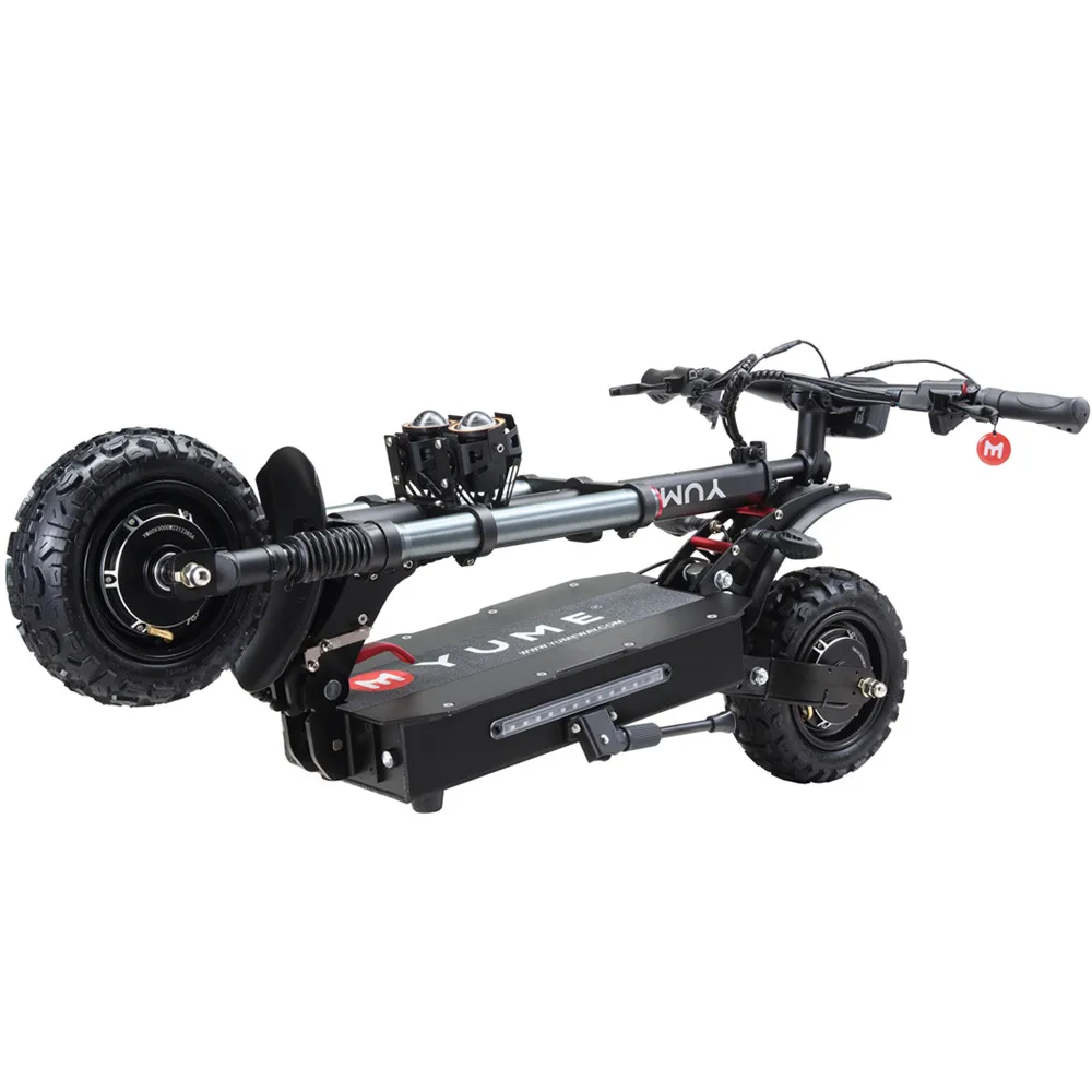 Электрические скутеры YUME Y11 CE 60 в 6000 Вт мотоциклетные толстые шины Citycoco с широкими колесами электроскутеры для взрослых