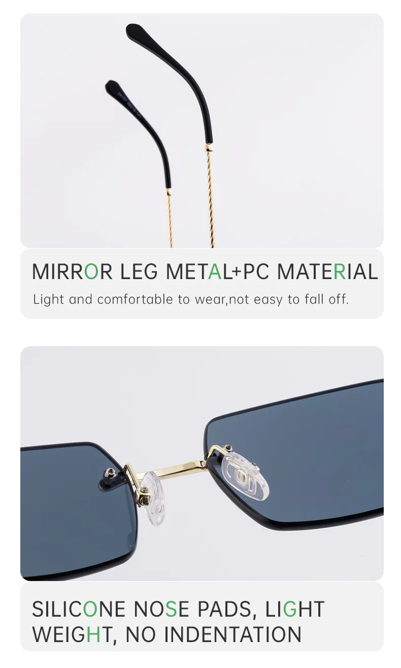 Fashion Rectangle Sun Glasses Shades Frameless Eyewear Uv400 Cheaper   Hf60bd6c5de7d468192897bdd84eb9aa6E 