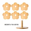 Bambou fleur de prunier (6 pièces) + support rond en bambou