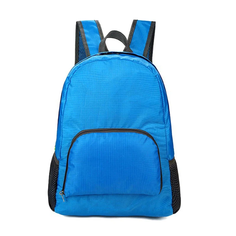 Cheap Durable Custom Ultralight Folding Back Pack Outdoor Sports Travel Polyester Waterproof Foldable Backpack