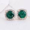 14k gold lab grown gemstone