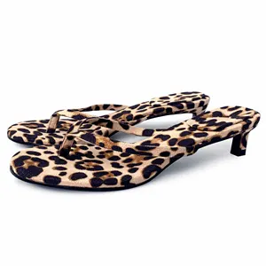 Customized Designer Shoes Geometric Thick Heel Pointed Muller Shoes With Toe Sandals