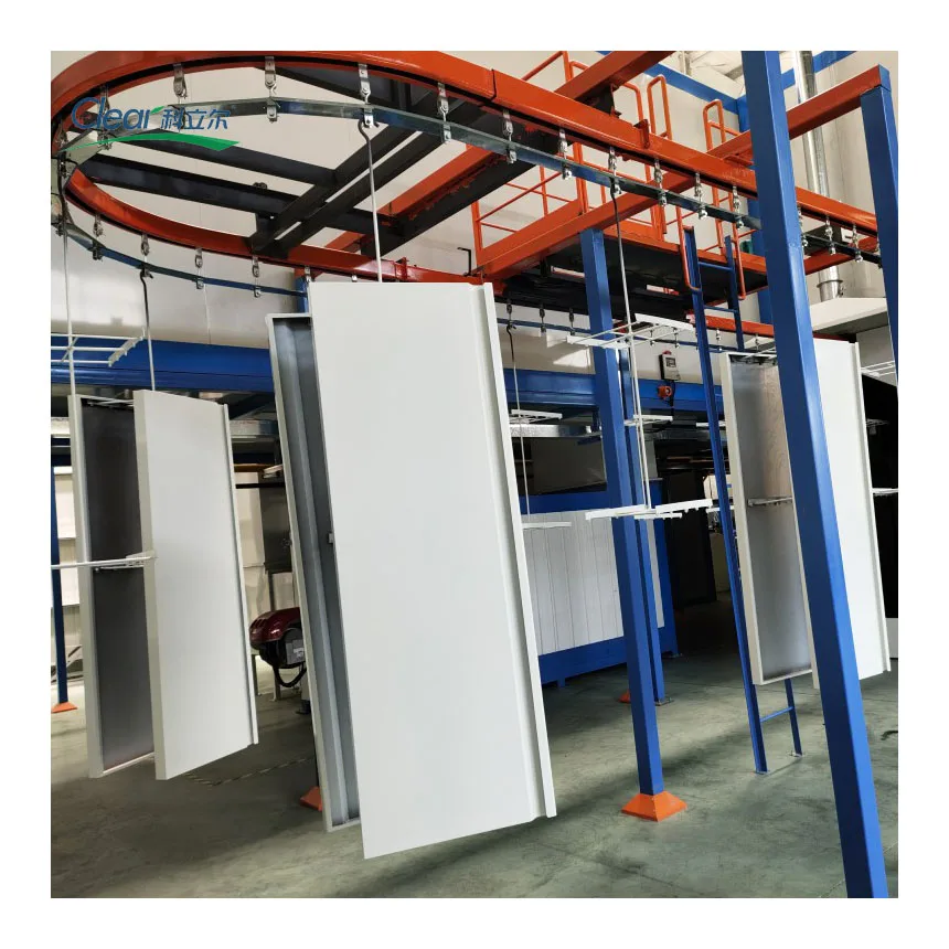 Automated Finish Line Powder Coating Powder Coat Paint Line Powder Coating Paint Lines For Sale