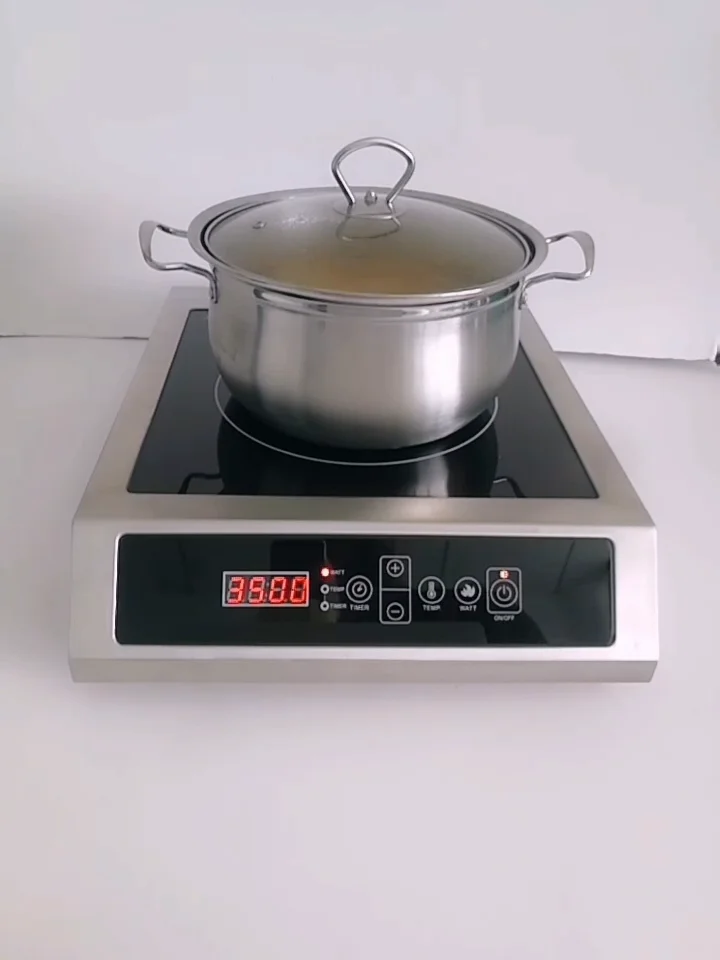 Concave Commercial Induction Cooktop/stove/cooker With 3.5kw Copper