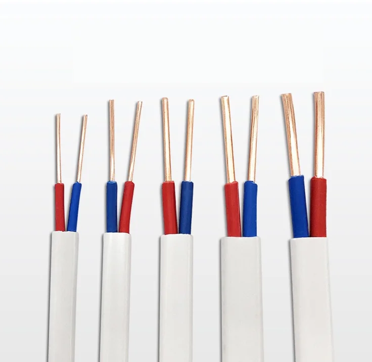 White 2 3 core Copper Wire And Cable Bvvb 2 1/ 1.5/ 2.5/ 4/ 6 Mm power Cables And Wire electric