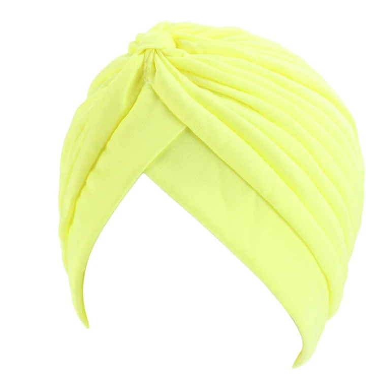 Wanita Warna Solid Elastis Beanies Topi 