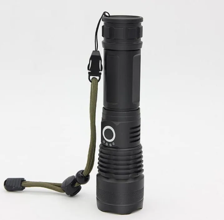 2020 Most Powerful LED Tactical XHP50 Led Flashlight 26650 USB Rechargeable Torchlight P50 Flash Torch Light Lamp