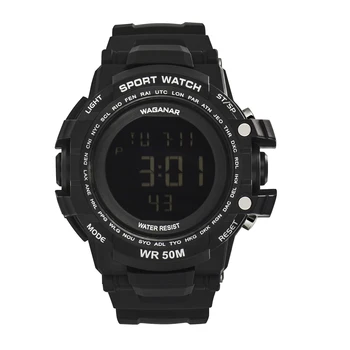 Fashion Men Waterproof LED Watch Manufacture Directly Selling Watch Digital Display Watches Outdoor Sports Wristwatches for Gift