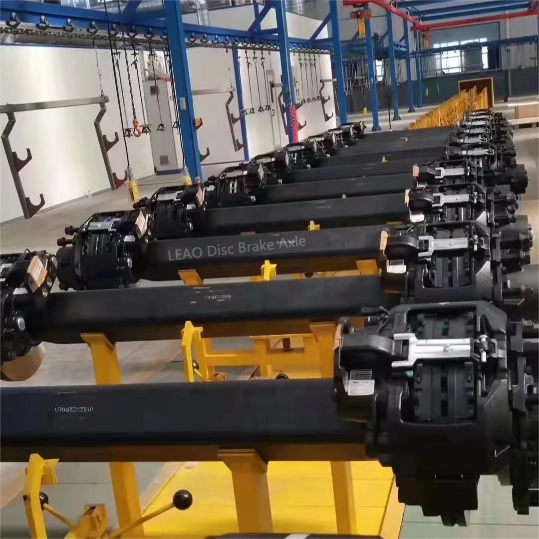 Liangshan Vehicle Brake System Truck Trailer Axle FUWA with Disc Brakes Lift for Trailers