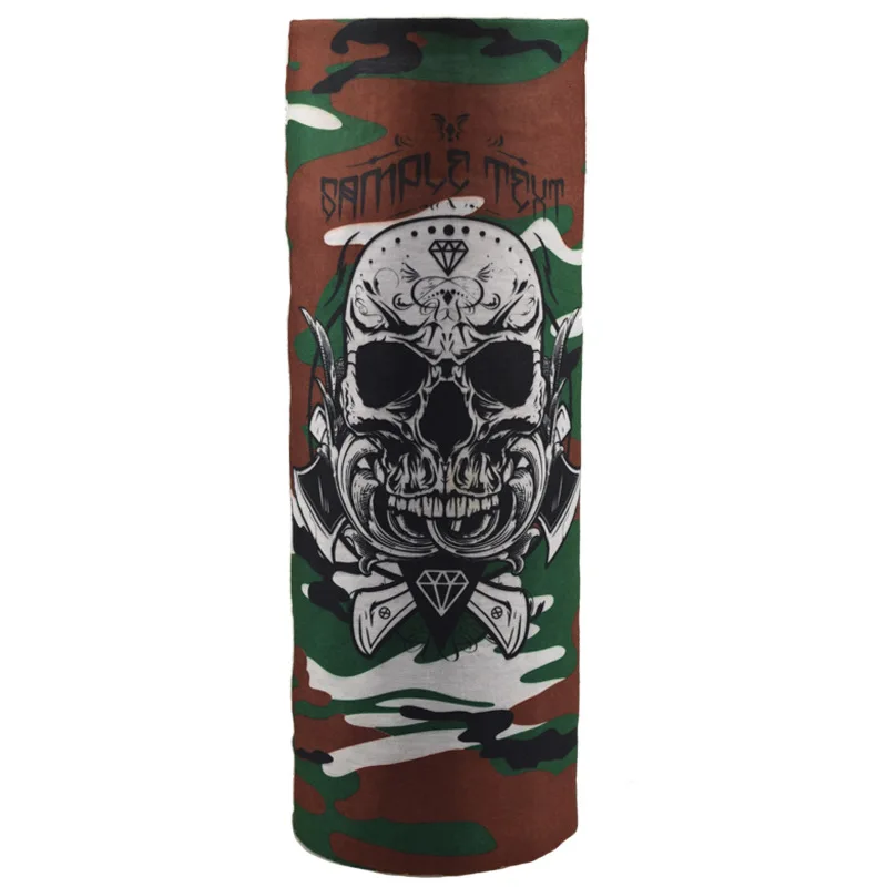 Alibaba.com: Custom Microfiber Neck Face Scarf with Skull Pattern ...