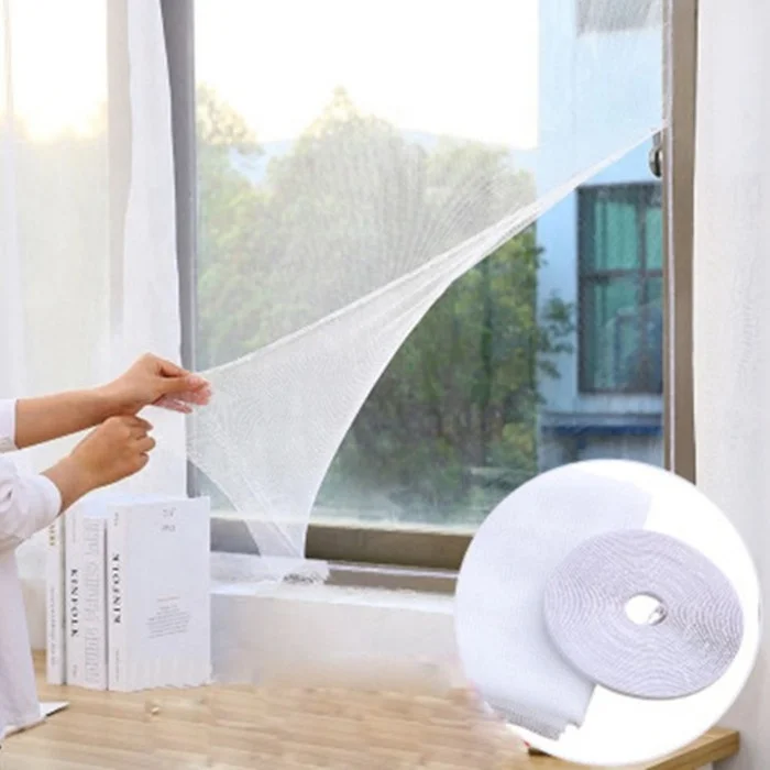 Portable Diy Mosquito Nets with Self Adhesive velcro Diy Insect Screen Fly Screen Diy Moskito Net for windows