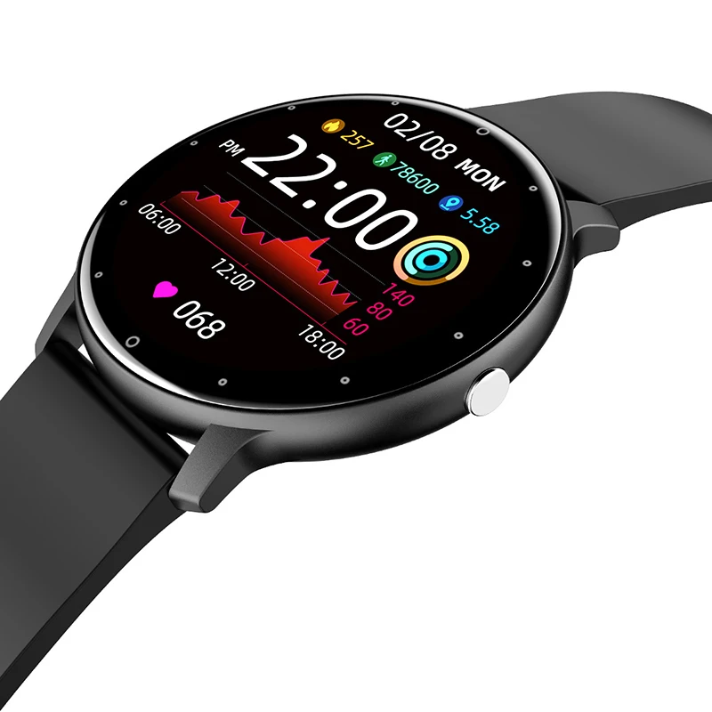 TECHVIDA 1.69Inch Smartwatch Pulsera Inteligente, Reloj Inteligente Hombre  Mujer con Esfera Personalizada, IP67 Impermeable Reloj Deportivo Pantalla  Táctil Completa con Fitness Tracker, Termómetro, Cronómetro, Calorías,  Podómetro, Pulsómetro, Monitores 