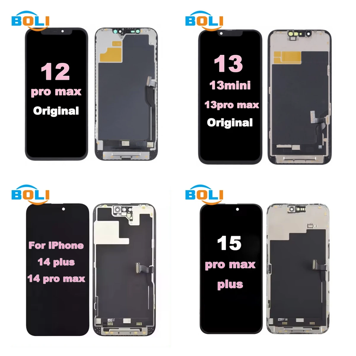 Écran LCD De Remplacement Pour IPhone 11 12 13 14 15 16 Pro Max X XR 8 - Neuf