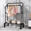 Black double pole single-layer 110cm
