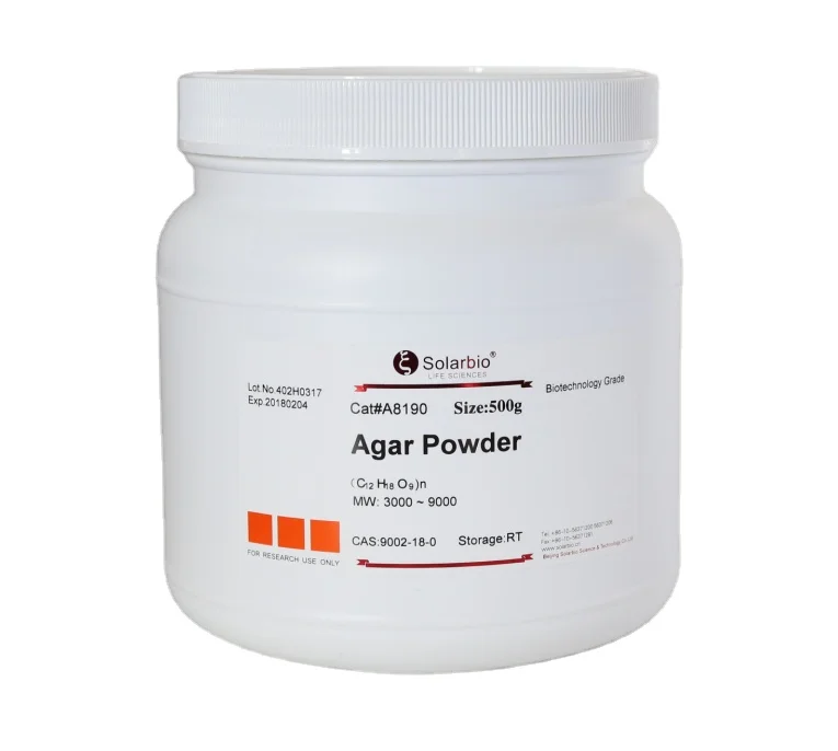 Agar Powder For Culture,Scientific Research,Cas 9002-18-0 - Buy 9002-18 ...