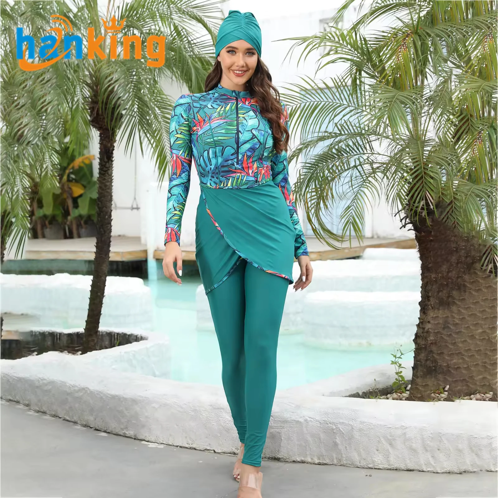 YEESAM Costumi da Bagno Musulmani per Le Donne Musulmane Donna
