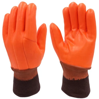 thermal gloves cold proof comfortable flexible PVC coating safety work gloves