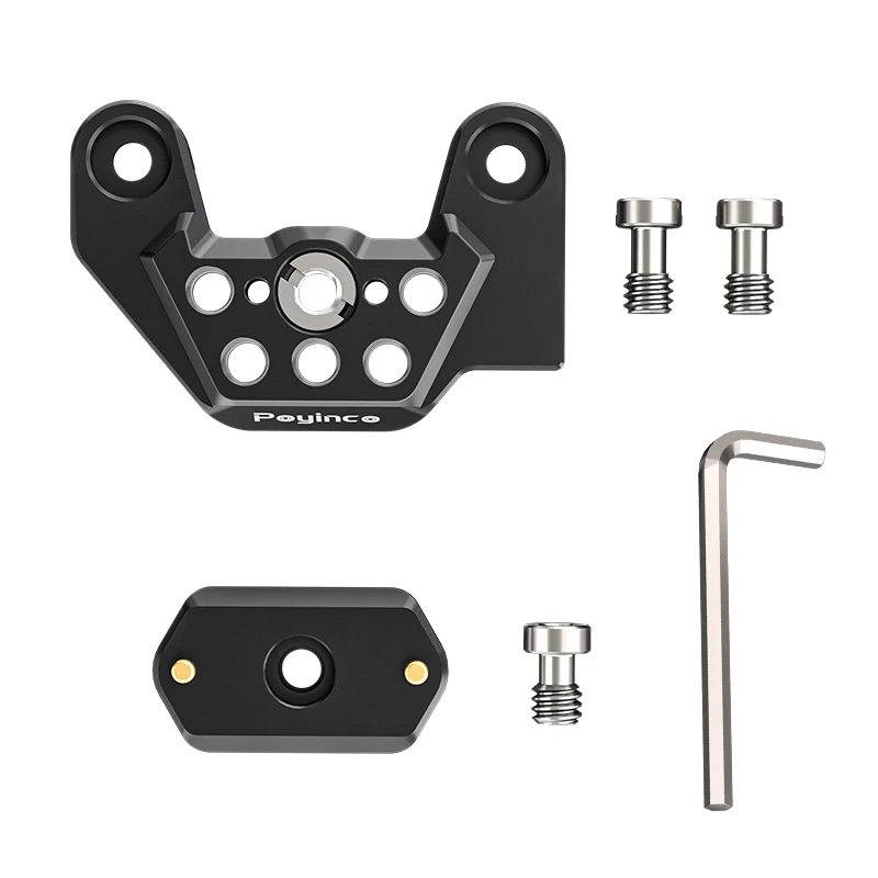 Poyinco Aluminum Camera Top Plate for FX3 FX30 Cage with 1/4 and 3/8 Threaded Holes Photography Accessories supplier