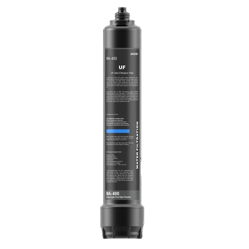 Multifunctional and Comprehensive Aicksn Bottle Purifier 20 Inch 3 Stages Water Filter System  Dirty Water Filter