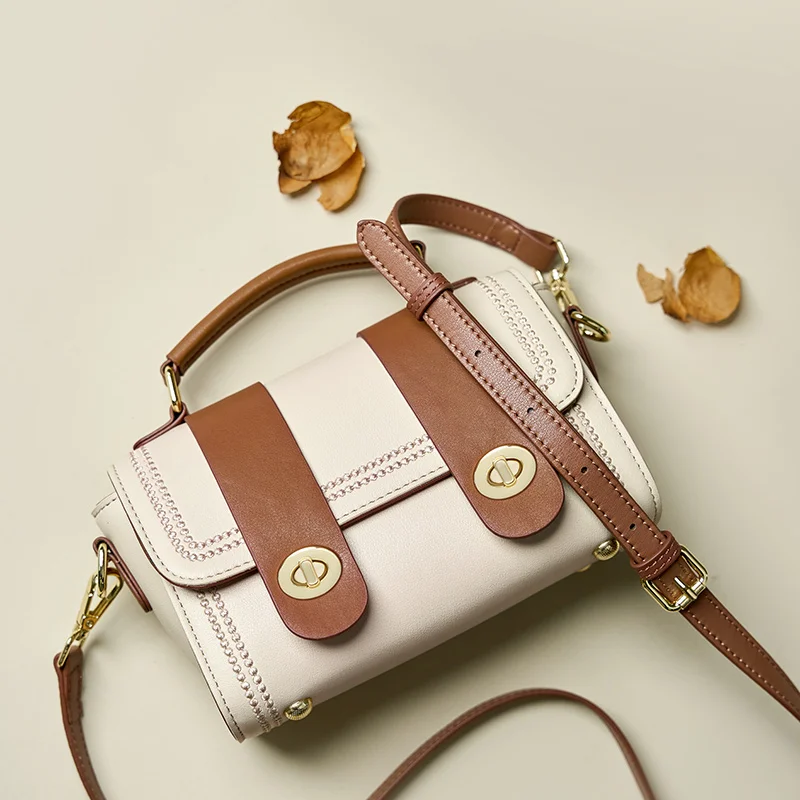 Manufacture OEM ODM Women’s Female Saddle Bags for Ladies CustomLeather Crossbody Shoulder Sling Bag