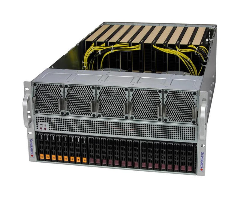 SuperMicro SYS-521GE GPU Server 5U Rack for NV Tesla H100 A100 L40S A40 ...