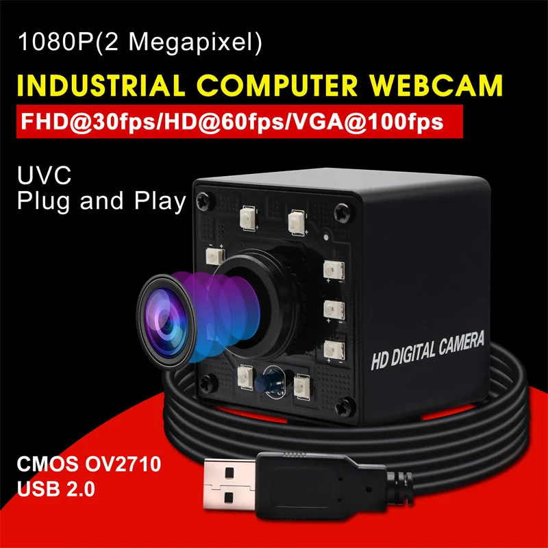 Night Vision Webkamera 1920x1080 1080P IR Night Vision USB Camera