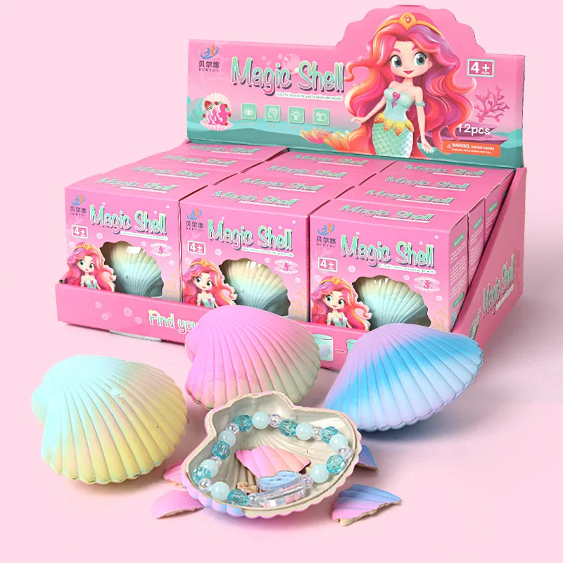 Newest Children's Water Soaking Toy Expands Shell Mermaid Hatching Egg Absorbs Water And