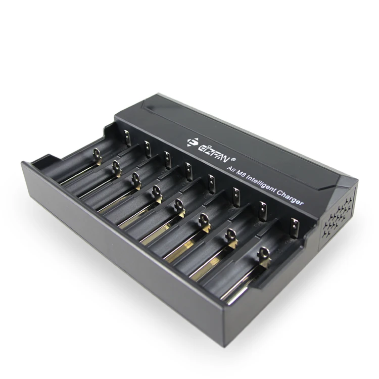 Wholesales Eizfan M8 Universal Battery Charger 18650 battery charger for 1.2V 3.6V 3.7V  Rechargeable Battery  with 8 Slots