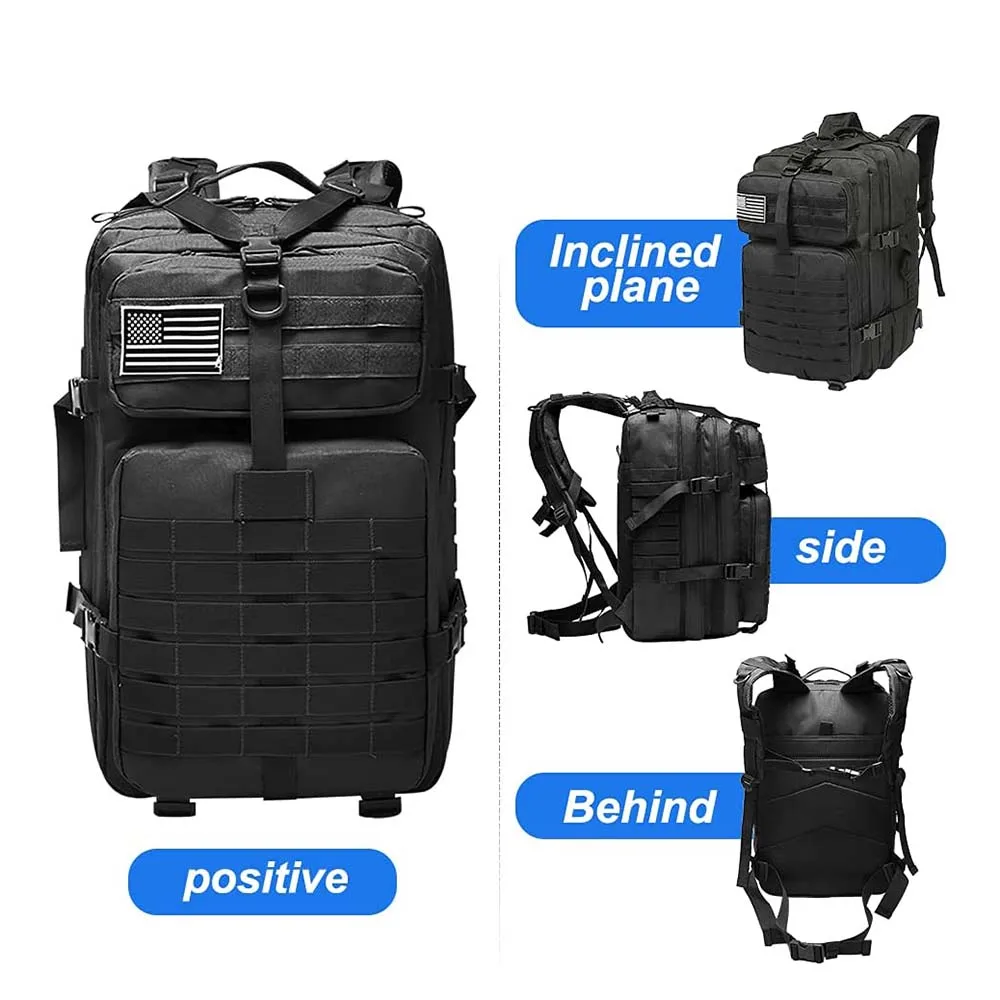 FREE SAMPLE Practical Assault Backpack Large Training Assault Bag Outdoor Fishing and Hunting Bag Camping Hiking Backpack