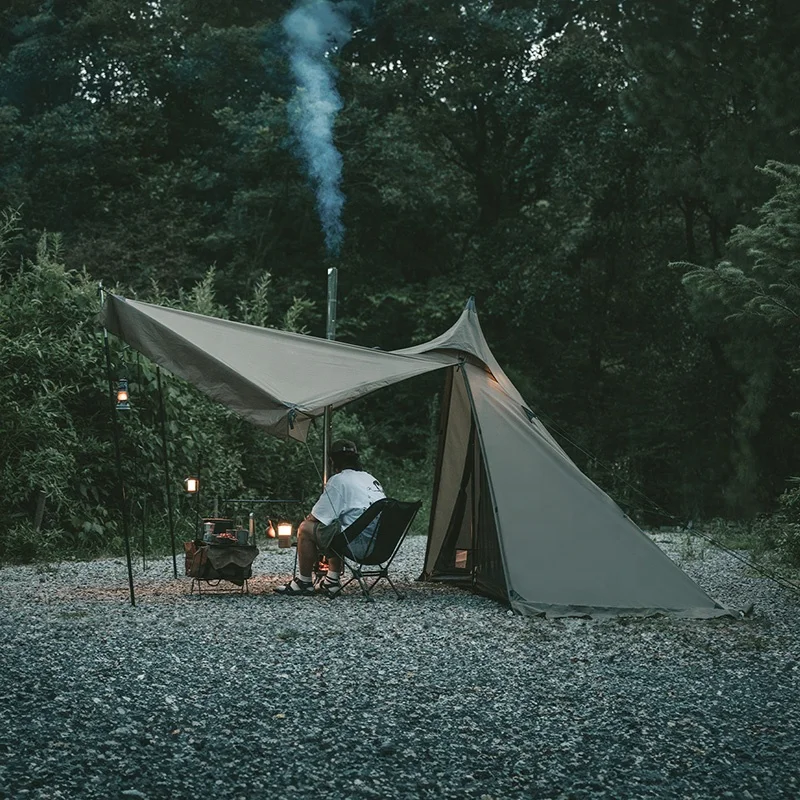 Naturehike kampiranje ranč vatrogasna piramida šator teepee šator za odrasle na otvorenom